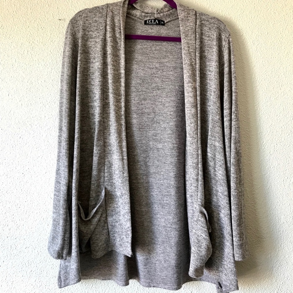 Heather Gray Cardigan